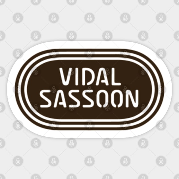 Vidal Sassoon - Dark Brown Sticker by jordan5L